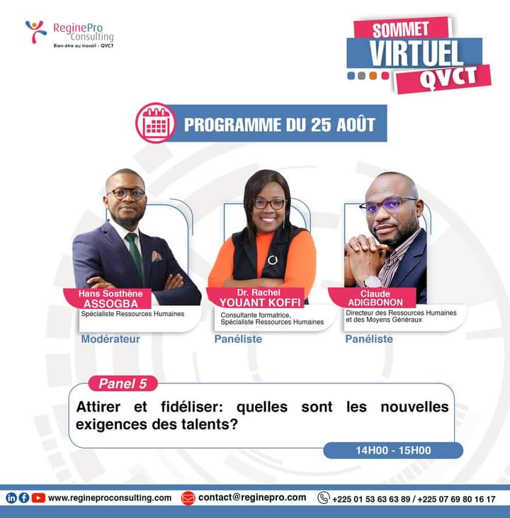 25 août · Panel 5 — Attirer et fidéliser : quelles sont les nouvelles exigences des talents ?